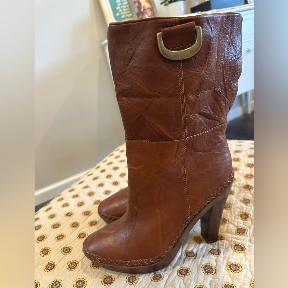 Cole Haan G Series Nike Air Leather Boots Size 8 - Picture 2 of 8